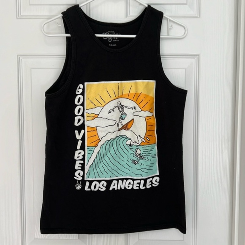 Eighty Eight mens black tank top